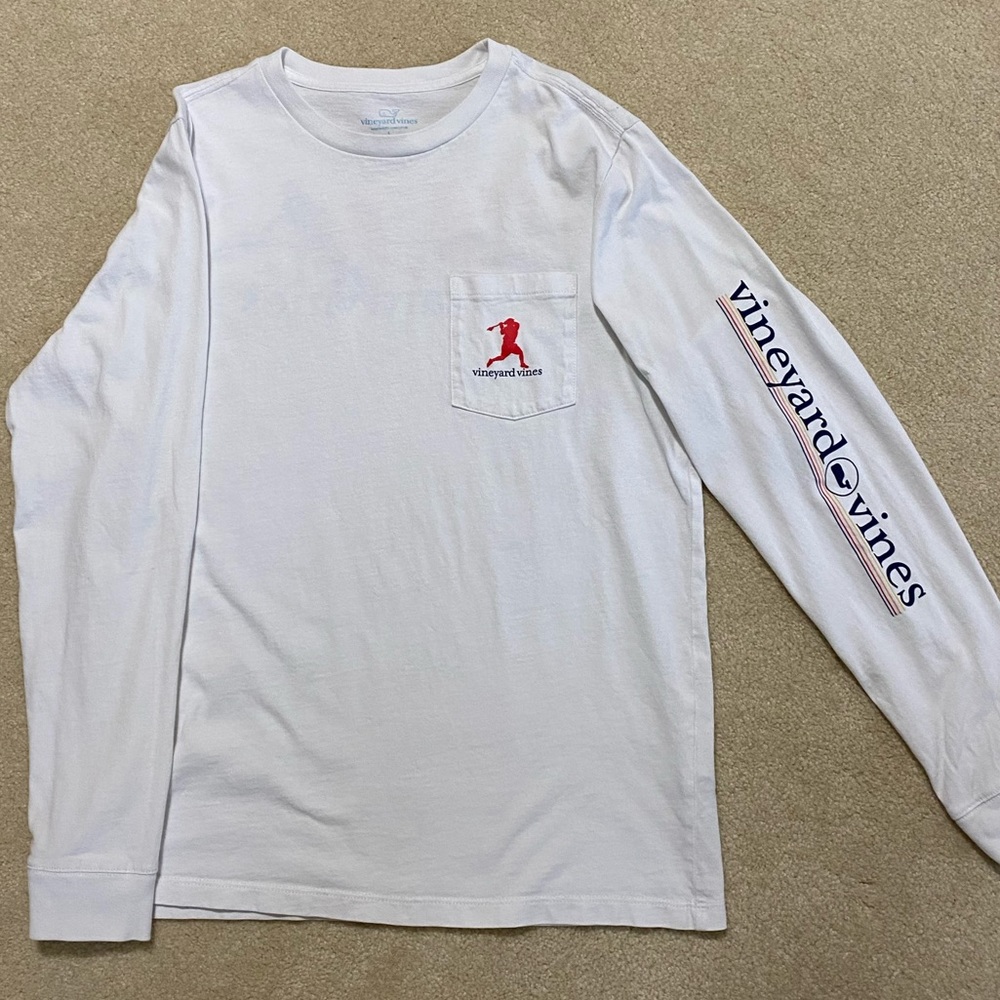 Vineyard Vines boys long sleeve lacrosse tee